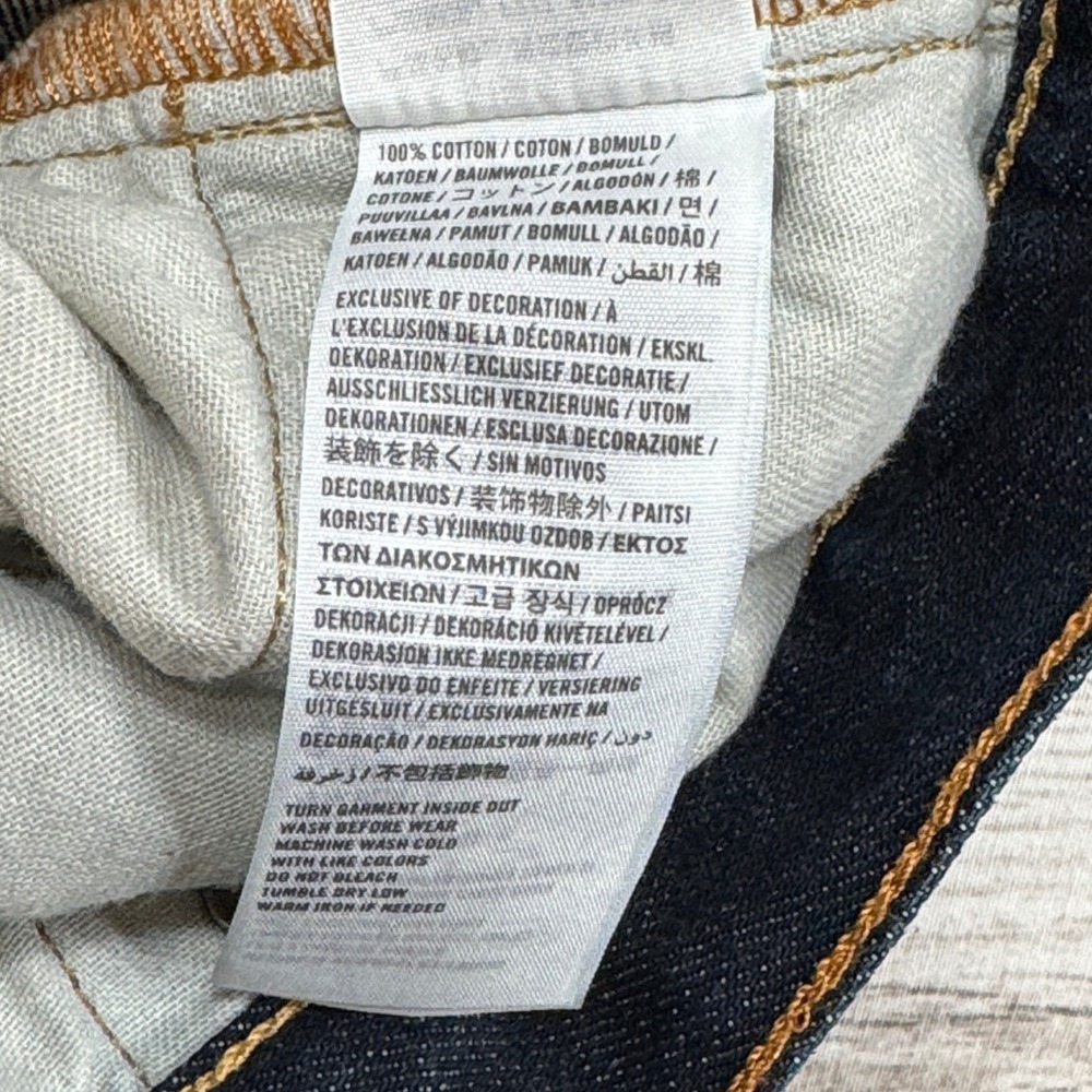 Y2K Hollister Jeans Men's 32x30 Blue Denim Dark Wash Button Fly Straight Cotton - Picture 9 of 9